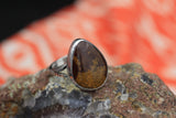 Simple Sterling Central Oregon Moss Ring SIZE 8